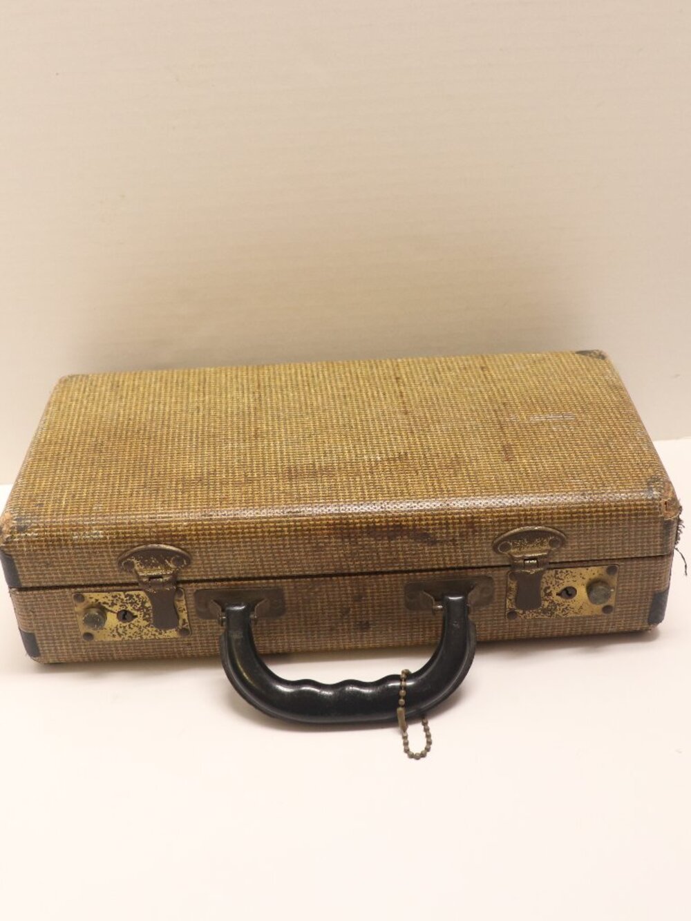 Vintage Wooden Armstrong Clarinet Silver Keys Red Velvet Case Accessories